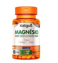 Magnésio Tripla Fonte 60 Capsulas - Katigua Magnésio Tripla Fonte 60 Capsulas - Katigua