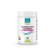 Magnésio, Zinco e Vitamina C, 670mg 90 cápsulas - Vital Natus Magnésio, Zinco e Vitamina C, 670mg 90 cápsulas - Vital Natus