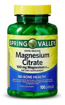 Magnesium Citrate 100mg - Spring Valley - 100und