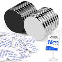 Magnet LOVIMAG Strong Neodymium 32 mm x 3 mm, pacote com 16 unidades para geladeira