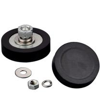 Magnet MUTUACTOR Pull-Force 18 kg de neodímio revestido de borracha M6