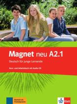 Magnet neu a2.1 kurs und arbeitsbuch mit audio-cd - KLETT & MACMILLANN BR