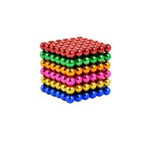 Magnetic Magic Cube 216 Ímãs de esferas multicoloridas Magnetic Magic Cube 216 Ímãs de esferas multicoloridas