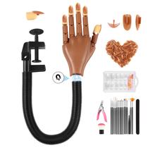 Magnetic Practice Hand Adonafy para unhas de acrílico com kit