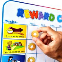 Magnetic Reward Chart HM Magnets Large para crianças com adesivos