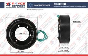 Magnetico do Compressor Sanden 5H16 5H14 508 510 24V - ROYCE