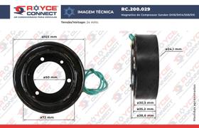 Magnetico do Compressor Sanden 5H16 5H14 508 510 24V