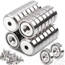 Magnets Keukenket Super Strong, copo redondo de neodímio, 30 unidades