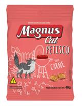 Magnus Cat Petisco Sabor Carne Caixinha Com 10 Unidades de 40 Gramas