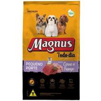 Magnus Premium Todo Dia Cães Adultos Pequeno Porte Sabor Carne E Frango