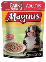 Magnus Sache Caes Adulto Carne Ao Molho - 85 Gr