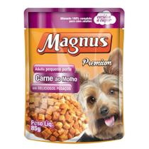 Magnus Sache Caes Pequeno Porte Carne - 85 Gr - Adimax Pet