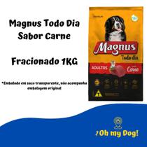 Magnus todo dia cães adultos sabor carne granel 1kg
