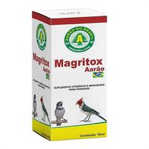 Magritóx 10ml Aarão - Suplemento Aminoácido Para Pássaros Magritóx 10ml Aarão - Suplemento Aminoácido Para Pássaros