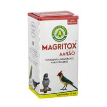 Magritóx Aarão 10ml Suplemento Aminoácido Emagrecer Pássaros Torneio Competição