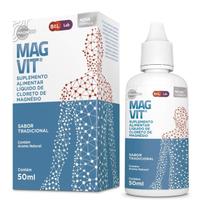 Magvit Cloreto Magnésio Líquido 50ml Tradicional - Magvit Magvit Cloreto Magnésio Líquido 50ml Tradicional - Magvit