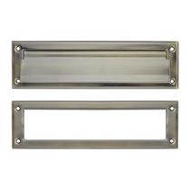 Mail Slot khtumeware, latão antigo escovado, 25 cm, pacote com 1 Mail Slot khtumeware, latão antigo escovado, 25 cm, pacote com 1