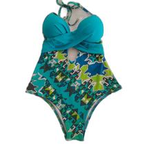 Maiô adulto estampado bojo liso cruzado frente mais corpo