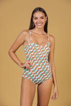 Maiô Alças Fixas Estampado