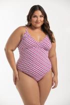 Maiô Alças Fixas Estampado Sem Bojo Plus Size Maiô Alças Fixas Estampado Sem Bojo Plus Size