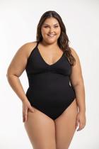 Maiô Alças Fixas Liso Sem Bojo Plus Size