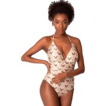 Maiô Areia Branca Baly Borboleta Nude