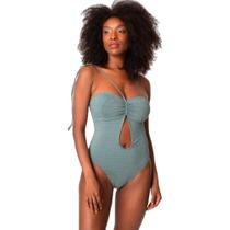 Maiô Areia Branca Baly Lurex Azul