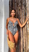 Maiô Ariel Animal Print Meia Taça com Aro de Sustentação Maiô Ariel Animal Print Meia Taça com Aro de Sustentação