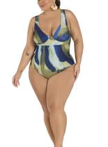 Maiô Arsiè 09B.163.5567 Feminino Plus Size Efeito Lipo UV 50+ Poliéster T. 46/52