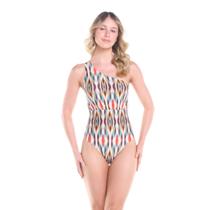 Maiô Assimétrico Um Ombro Estampa Exclusiva