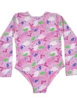 Maiô Baby Manga Longa Proteção Solar UV 50+