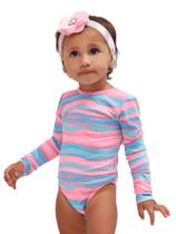 Maiô Baby Manga Longa Proteção Solar UV 50+ Maiô Baby Manga Longa Proteção Solar UV 50+