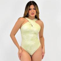 Maiô Bana Bana Estampado Tanga com Bojo Feminino