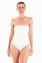Maiô bandeau creme Maiô bandeau creme