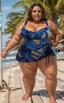 Maio Batinha Vestidinho Big Plus Size Bojo Removivel Do TAM 46 ao 64