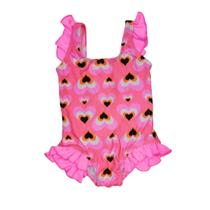 Maiô Bebê Lycra Proteção UPF50+ Bebê c/ Laço costas - Powerfull Heart Maiô Bebê Lycra Proteção UPF50+ Bebê c/ Laço costas - Powerfull Heart