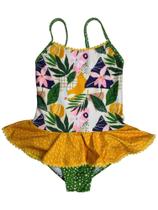 Maiô Bebê Lycra Proteção UPF50+ - Tropical Orange - Verão 2024