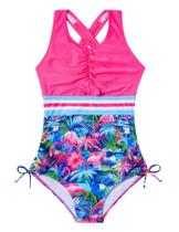 Maiô BFUSTYLE Flamingo para meninas de 12 a 13 anos Maiô BFUSTYLE Flamingo para meninas de 12 a 13 anos