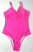 Maiô body decote trança fechado bojo alças trançadas forrado