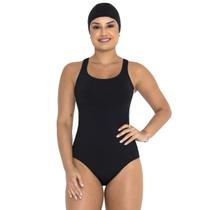 Maiô body feminino hidroginástica e natação listra lateral sem bojo mais touca esportiva suplex liso Maiô body feminino hidroginástica e natação listra lateral sem bojo mais touca esportiva suplex liso