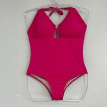 Maiô Body Feminino, Plus Size, Biquínis, Bojo, Liso, Argola