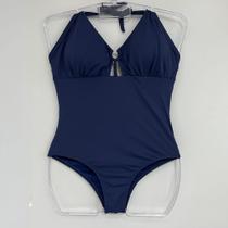 Maiô Body Feminino, Plus Size, Biquínis, Bojo, Liso, Argola