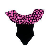 Maiô body infantil floral wave ciganinha uv50