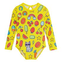 Maiô Body Manga Longa Com Proteção Solar Uv 50 Menina Sereia Maiô Body Manga Longa Com Proteção Solar Uv 50 Menina Sereia