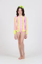 Maiô body siri kids manga longa infantil aline hot sereia candy 40248 Maiô body siri kids manga longa infantil aline hot sereia candy 40248