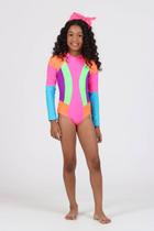 Maiô body siri kids manga longa infantil bela l euforia 40008 Maiô body siri kids manga longa infantil bela l euforia 40008