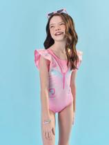 Maiô Borboleta Infantil Menina de Verão Cinti