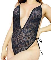 Maio Cavado C/ Renda Mulher Sensual Compre Já