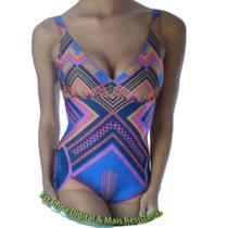 Maiô Classic Liso Zero Barriga Dilady - Banho De Mar