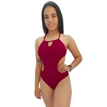 Maiô Com Bojo Engana Mamãe Traspassado Costas Poliamida